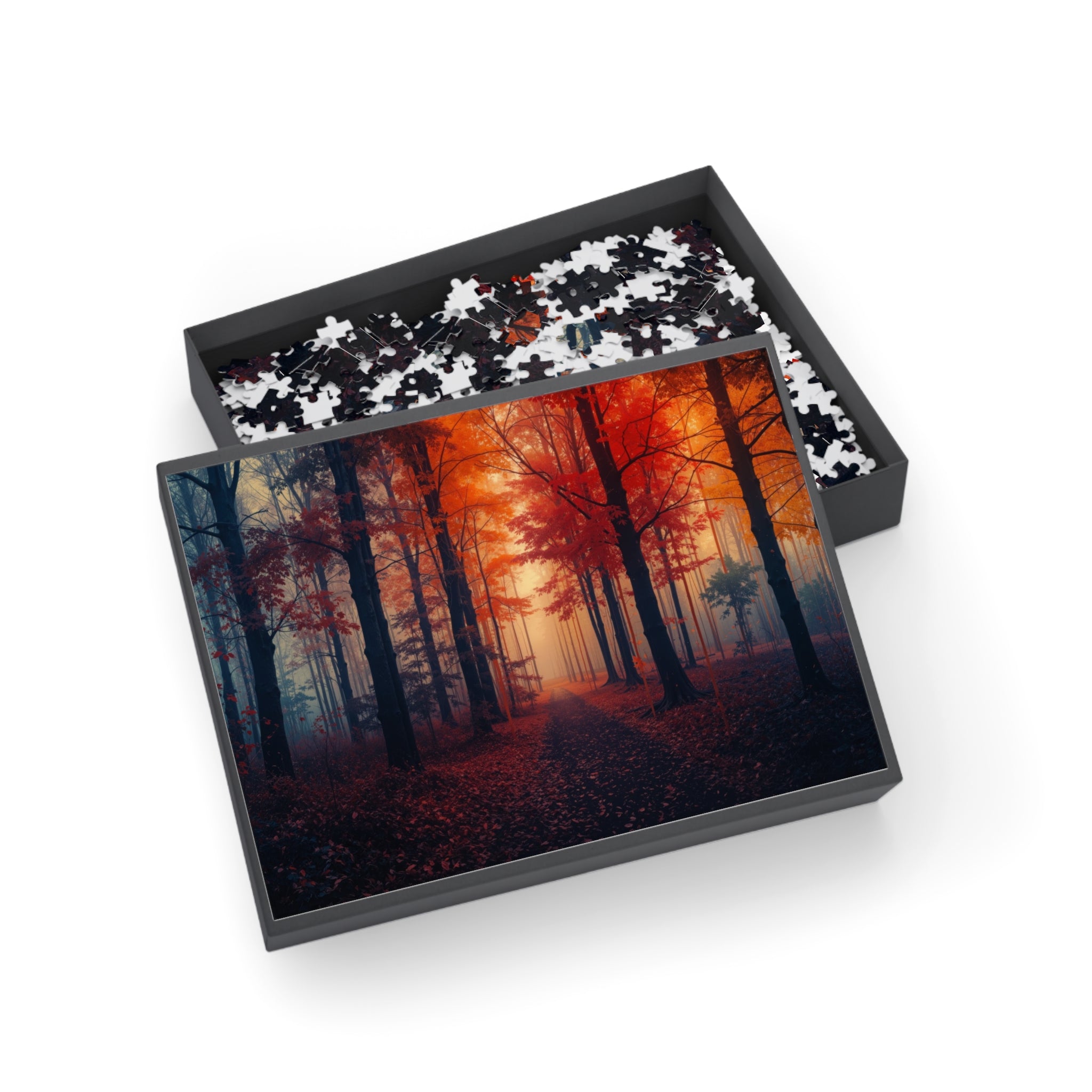 AMBER FOREST — 500-Piece Autumn Forest Art Puzzle