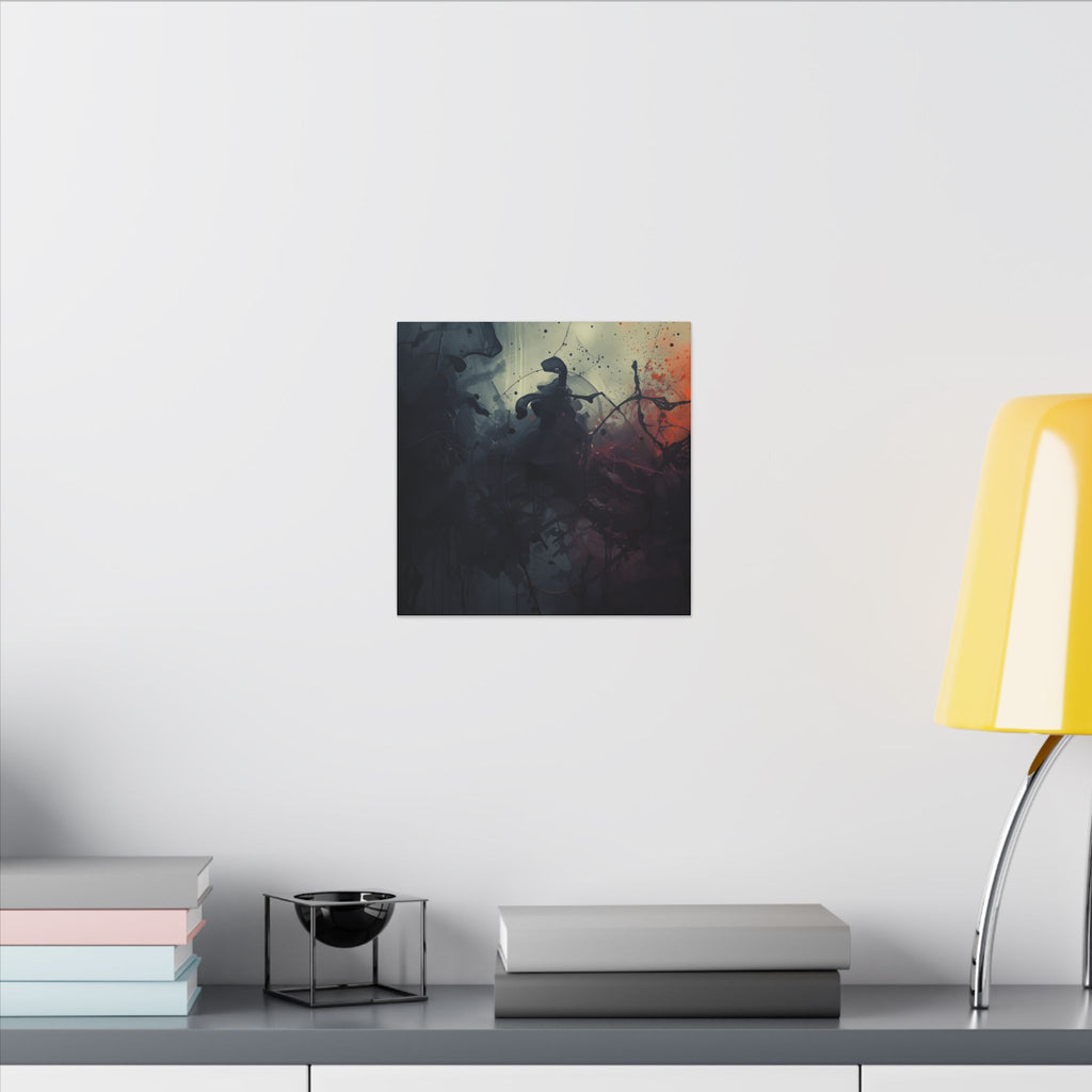 Inkscorch Canvas Print — Firelit Ink Wall Art