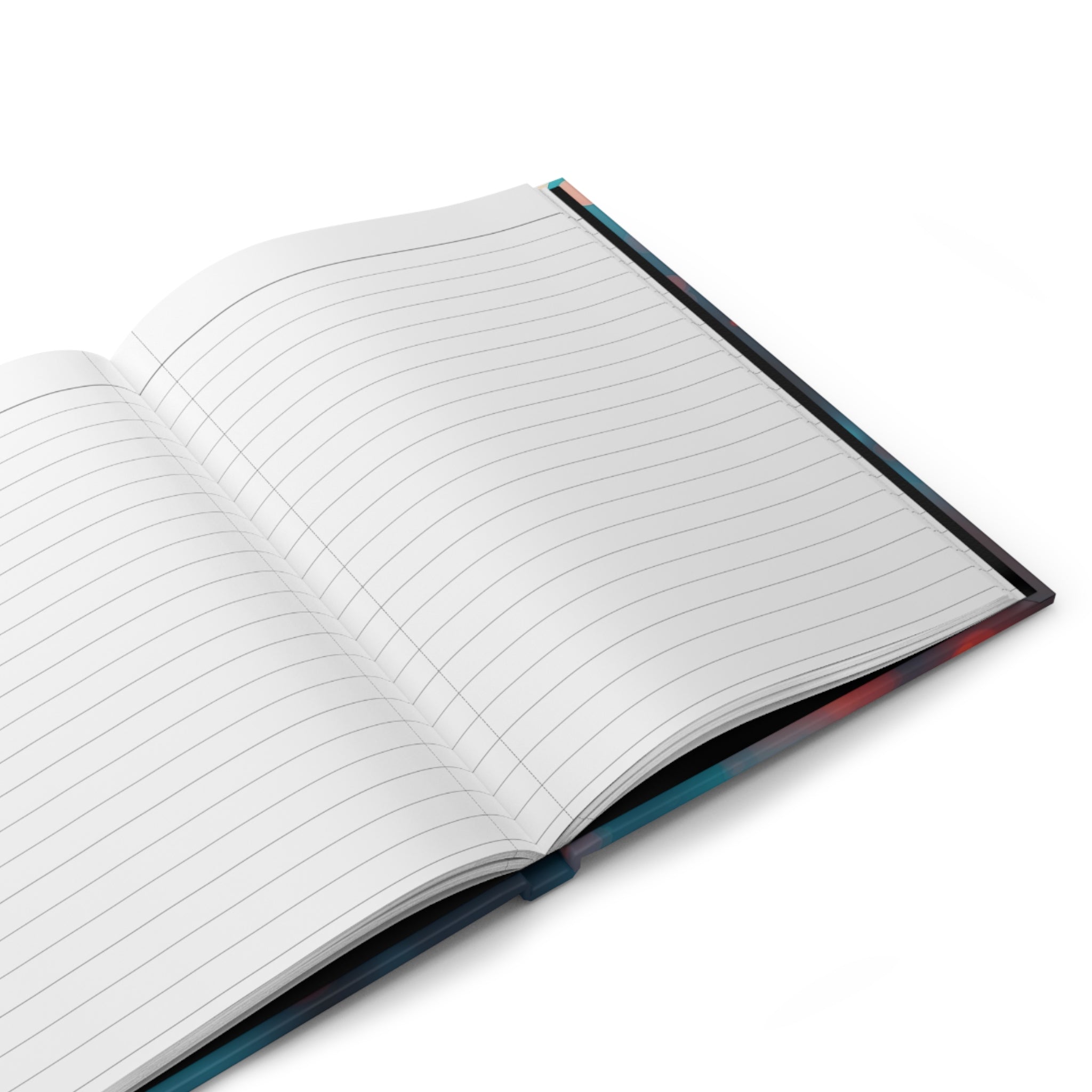 Sparkburst Hardcover Journal — Ember Starburst Notebook