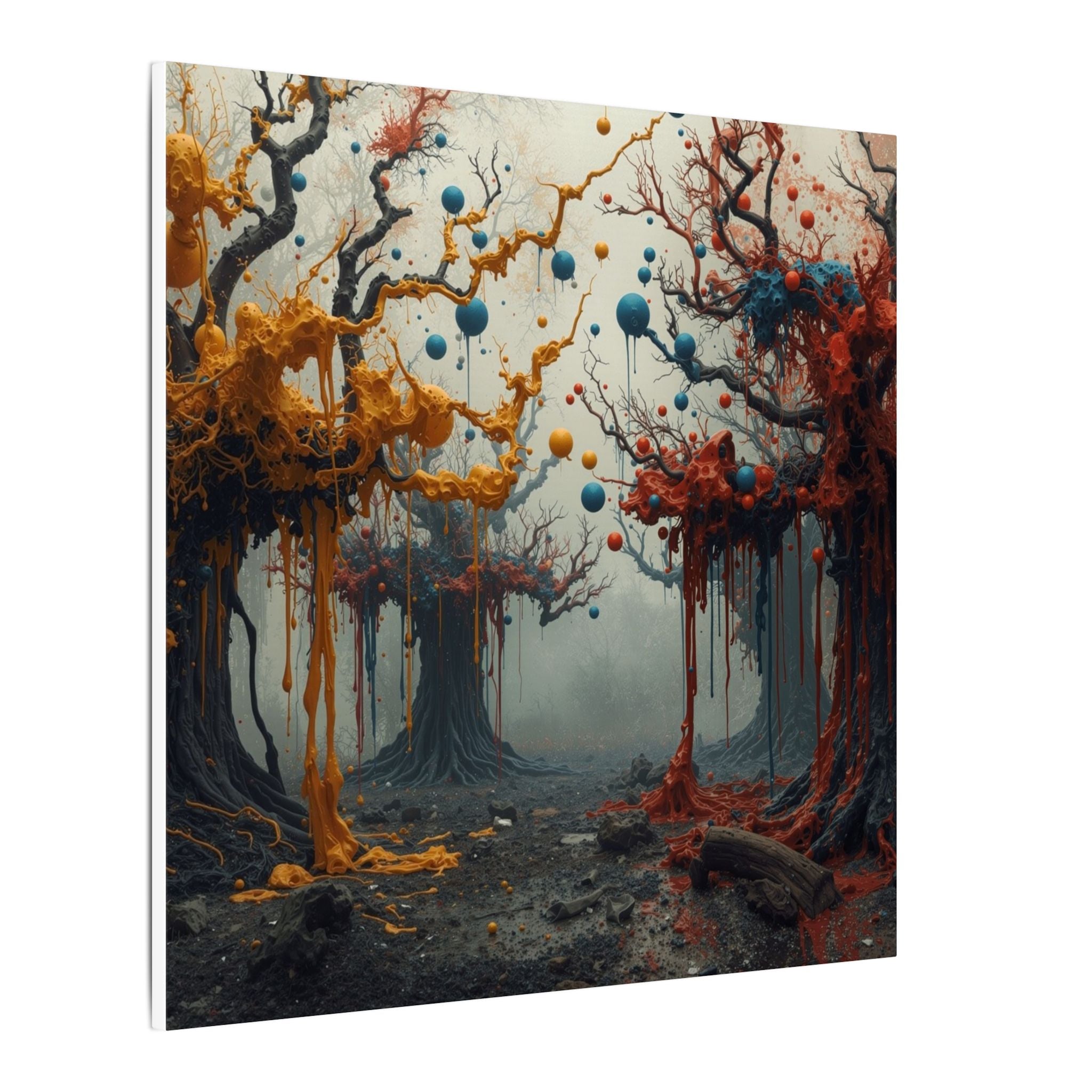CONJURE — Surreal Paint Forest Canvas Wall Art