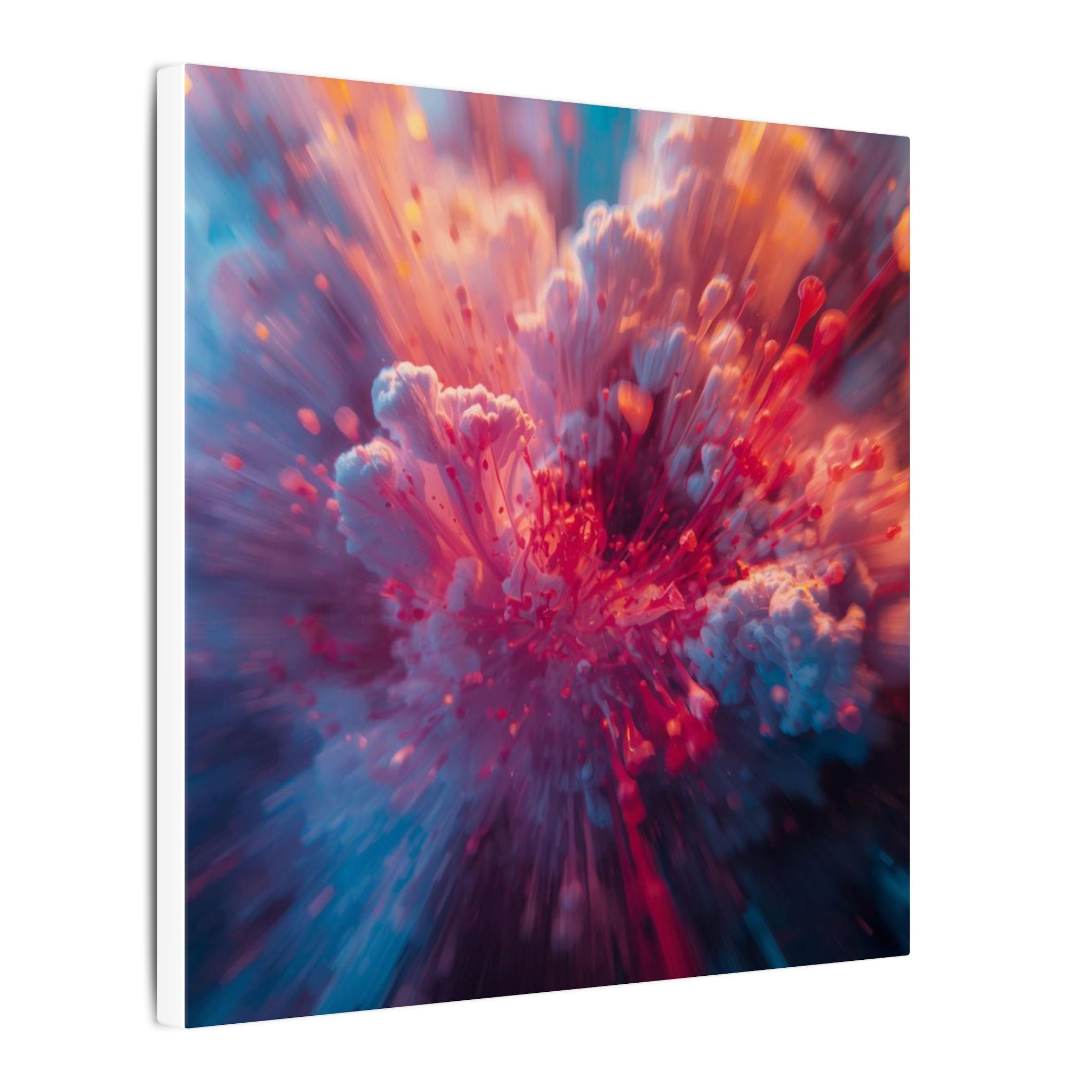 Vortexbloom Canvas Print — Radial Motion Burst Wall Art