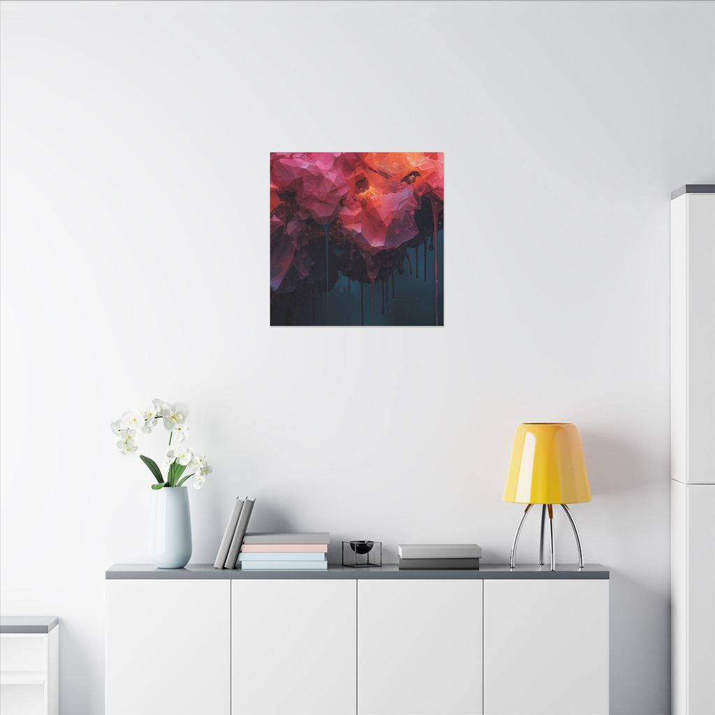 CRIMSONDRIP — Abstract Canvas Wall Art