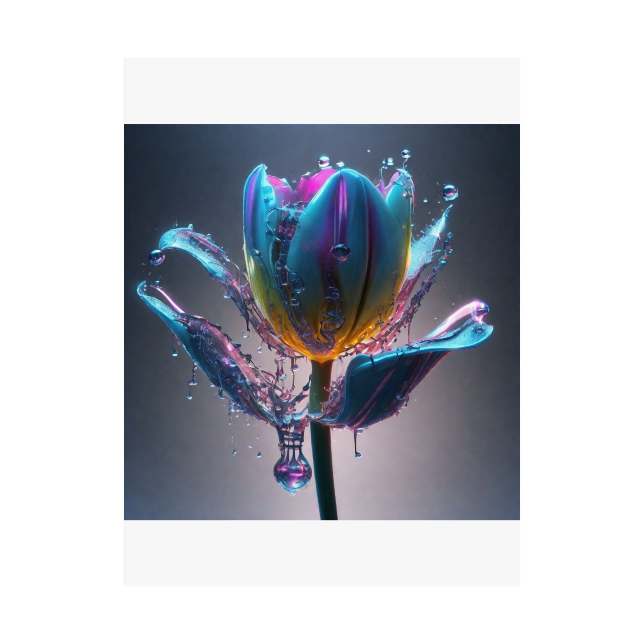 REFRACT — Abstract Art Poster by Scattercrate
