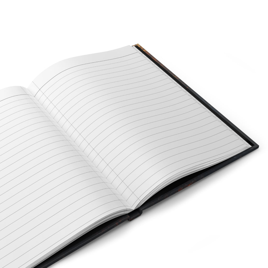 GOLDFALL golden dusk hardcover art journal by Scattercrate — golden moody forest notebook