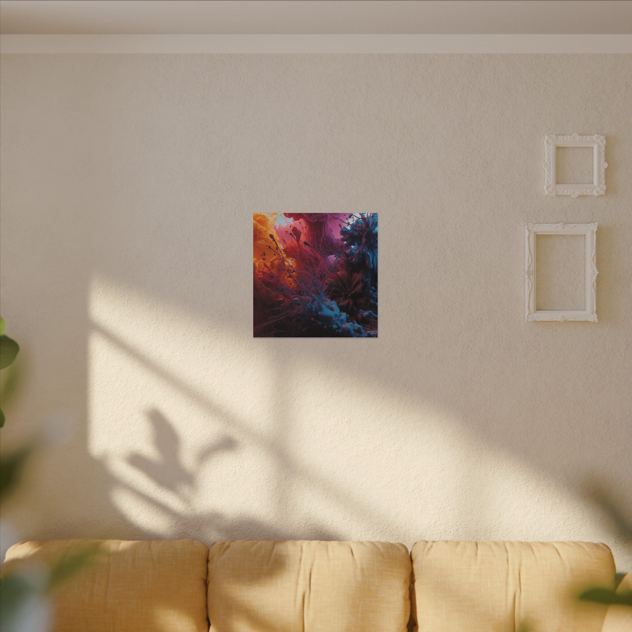 Tempestsplash Canvas Print — Violet Storm Splash Wall Art