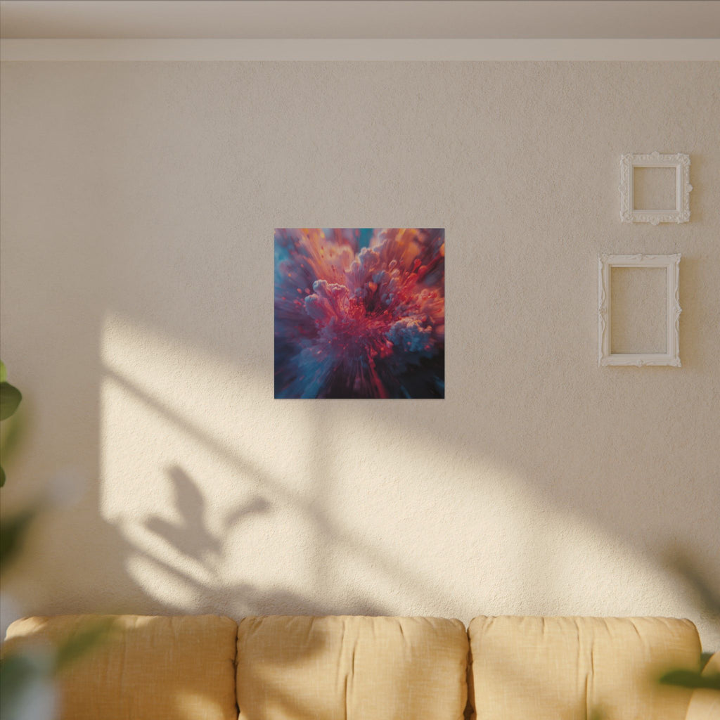 Vortexbloom Canvas Print — Radial Motion Burst Wall Art
