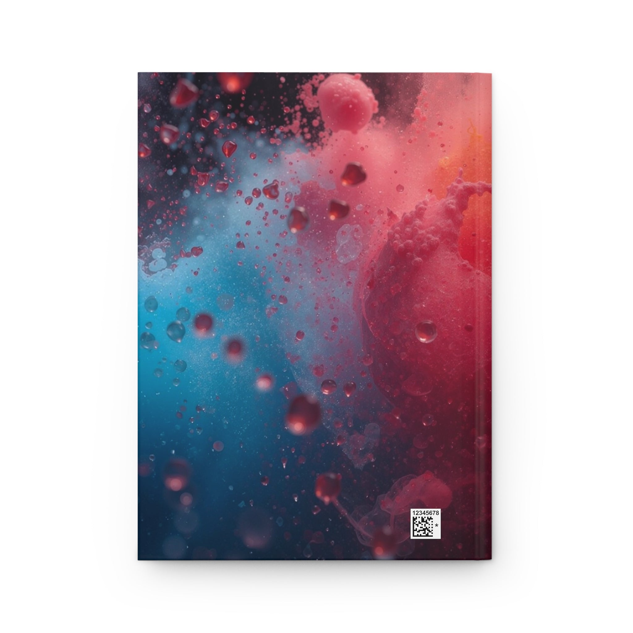 MISTBLOOM hardcover art journal by Scattercrate — dew bloom particles suspended mid-air