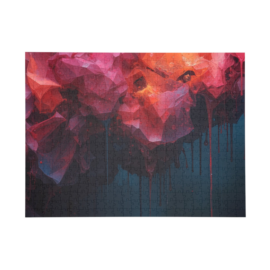 CRIMSONDRIP — 500-Piece Abstract Art Puzzle