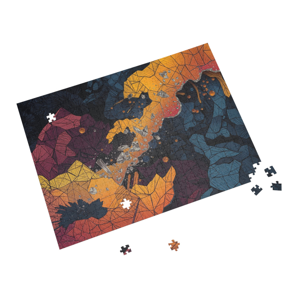 FACETBLOOM — 500-Piece Abstract Art Puzzle