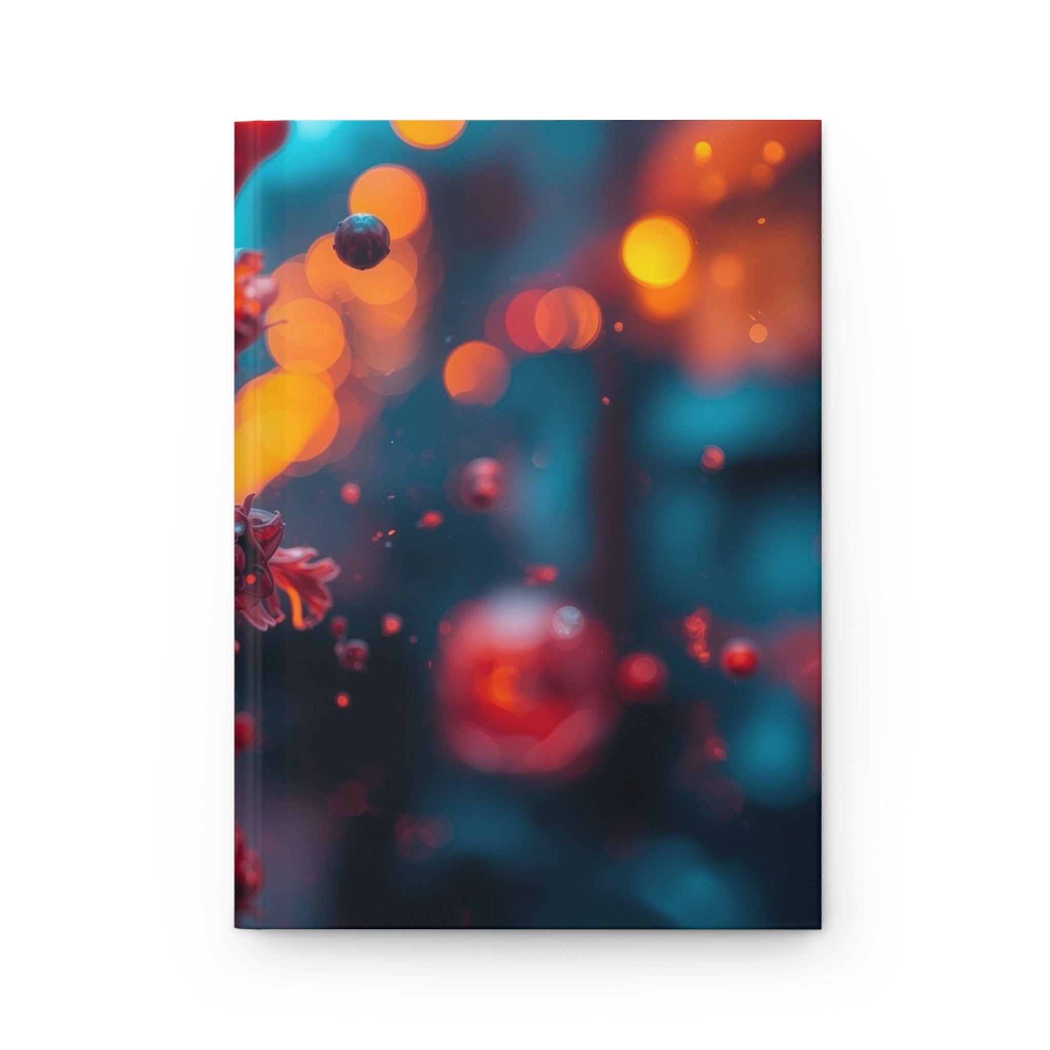 Crimsonsprig Hardcover Journal — Crimson Ink Sprig Notebook