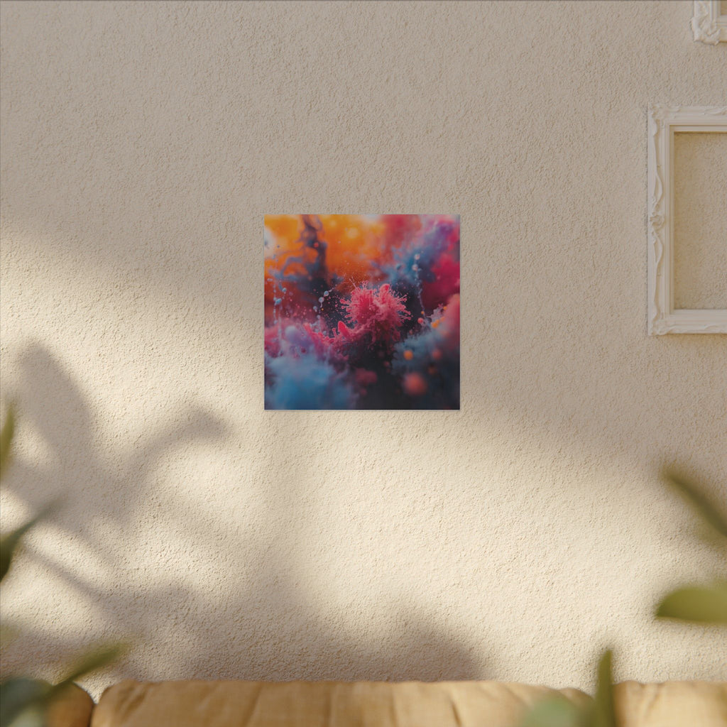 Novaflare Canvas Print — Magenta Burst Abstract Wall Art