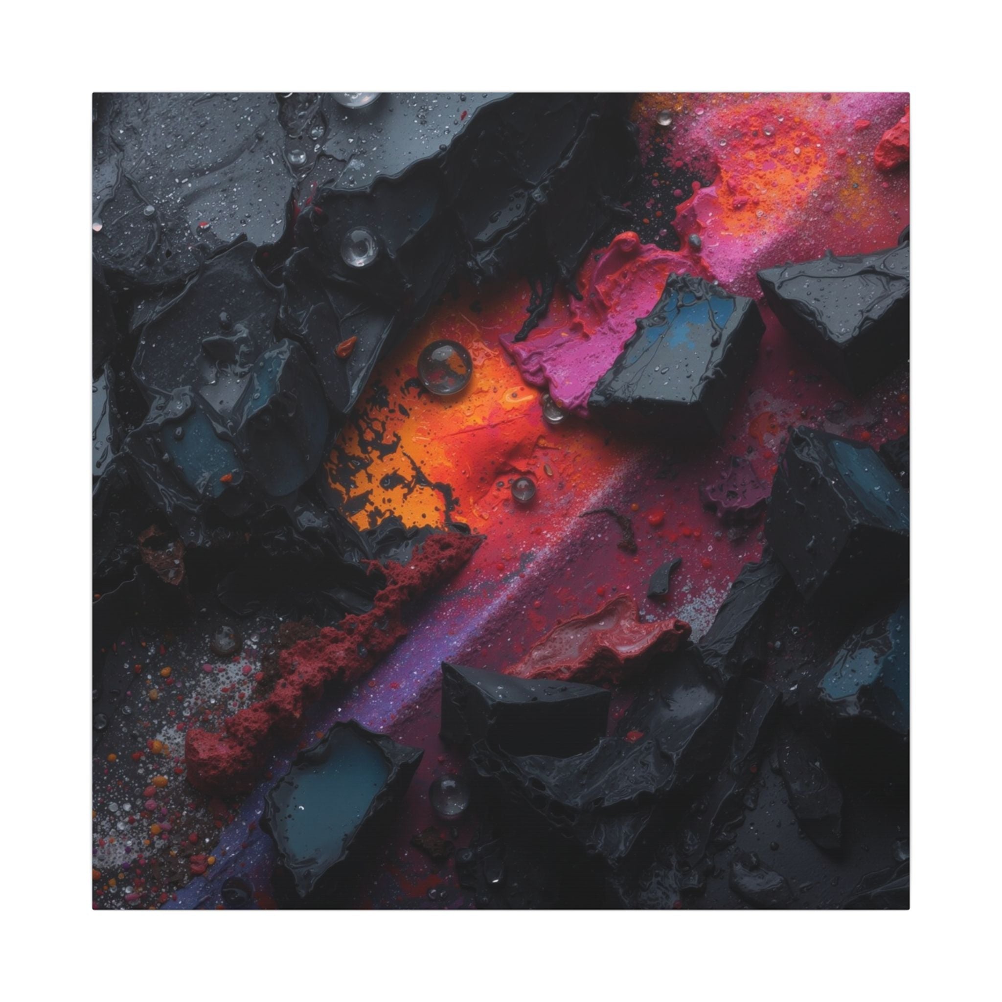 EMBERSHARD — Abstract Canvas Wall Art