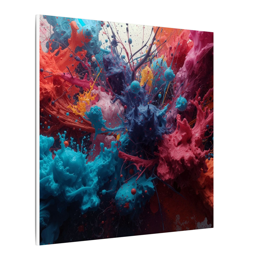 Saffronburst Canvas Print — Golden Ink Column Wall Art