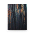 VESPER abstract forest hardcover art journal by Scattercrate — twilight moody forest notebook