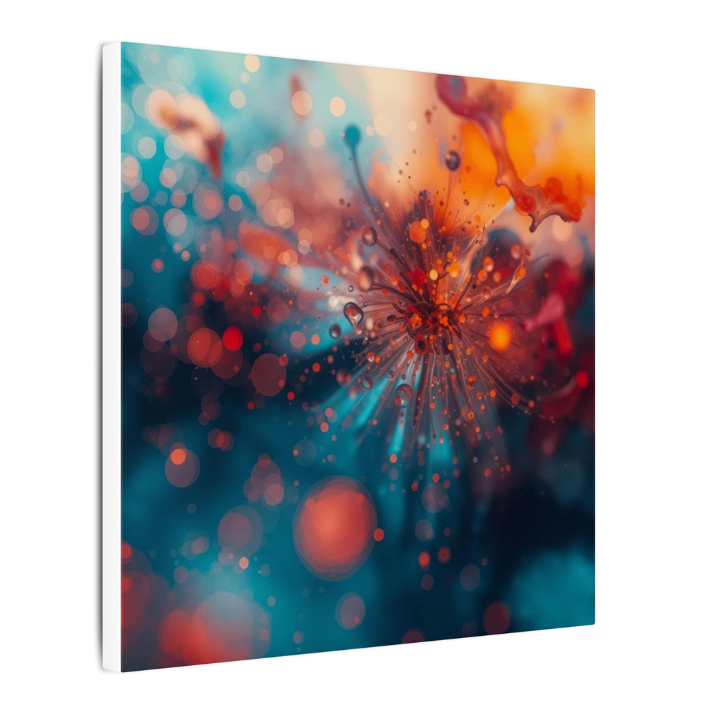 Sparkburst Canvas Print — Ember Starburst Wall Art