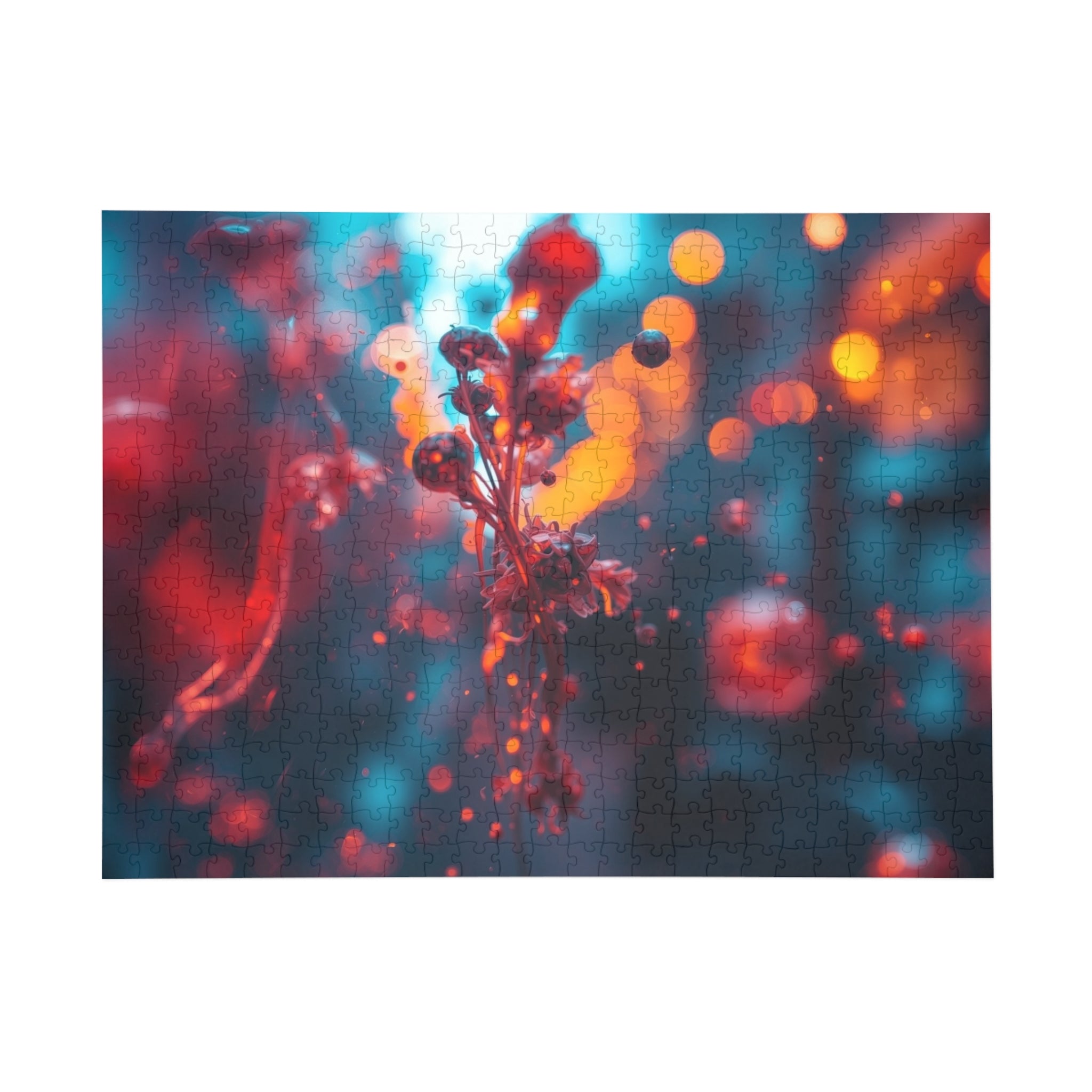 Crimsonsprig 500-Piece Jigsaw Puzzle — Crimson Ink Sprig Art