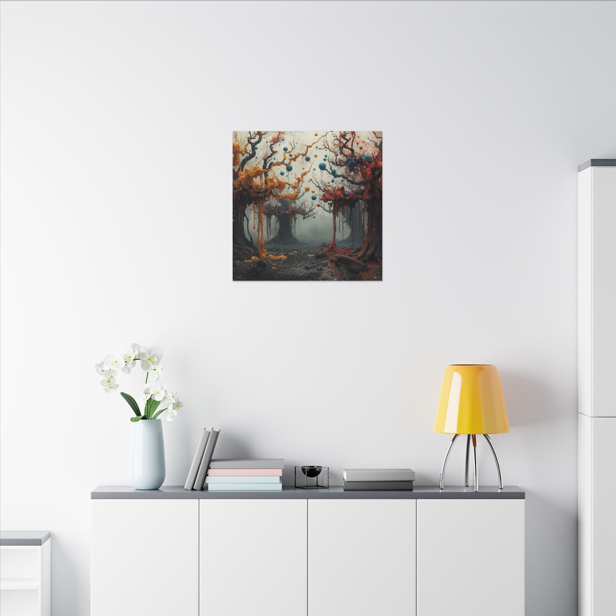 CONJURE — Surreal Paint Forest Canvas Wall Art