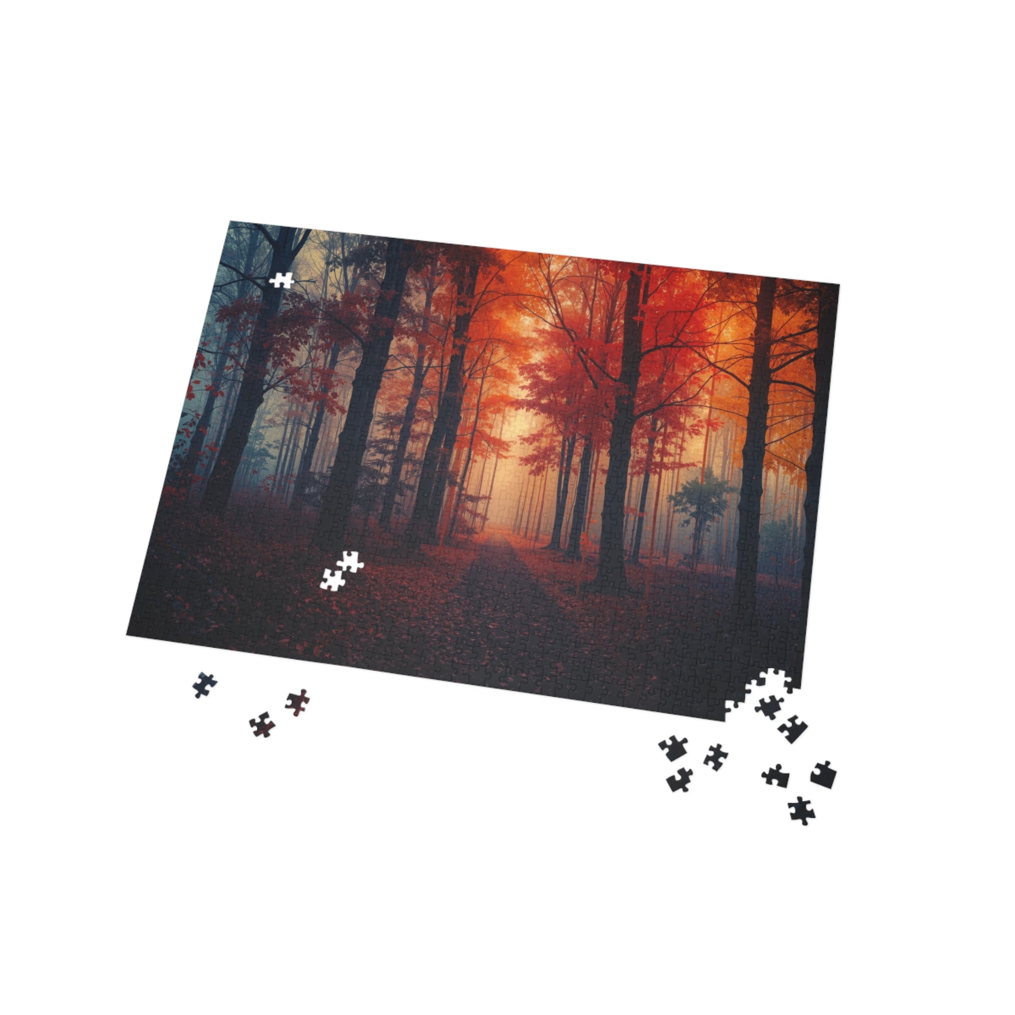 AMBER FOREST — 500-Piece Autumn Forest Art Puzzle