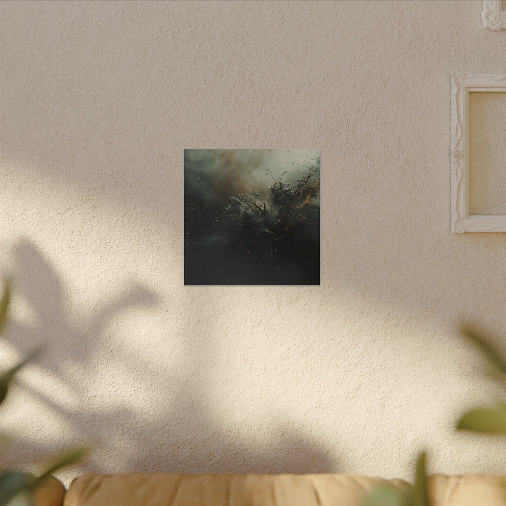 Cindershatter Canvas Print — Ember Explosion Wall Art