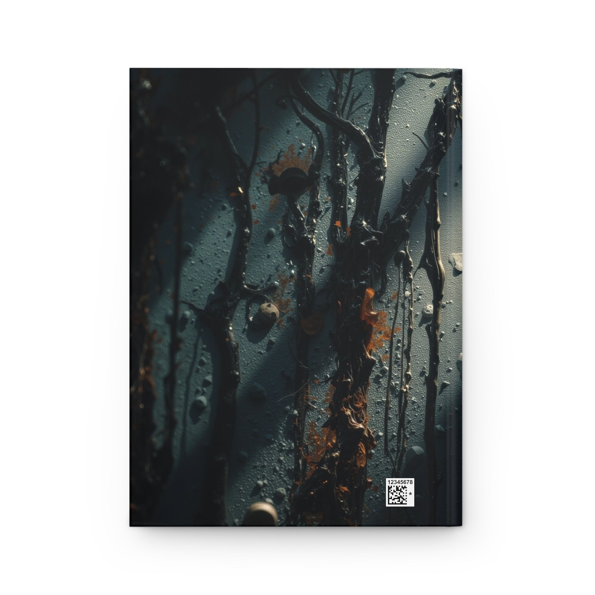 MOONVEIL moonlit nocturne hardcover art journal by Scattercrate — moonlit blue moody forest notebook