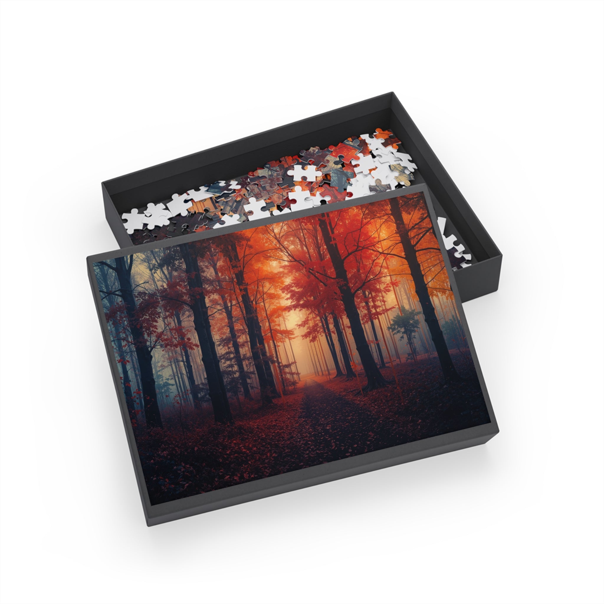 AMBER FOREST — 500-Piece Autumn Forest Art Puzzle