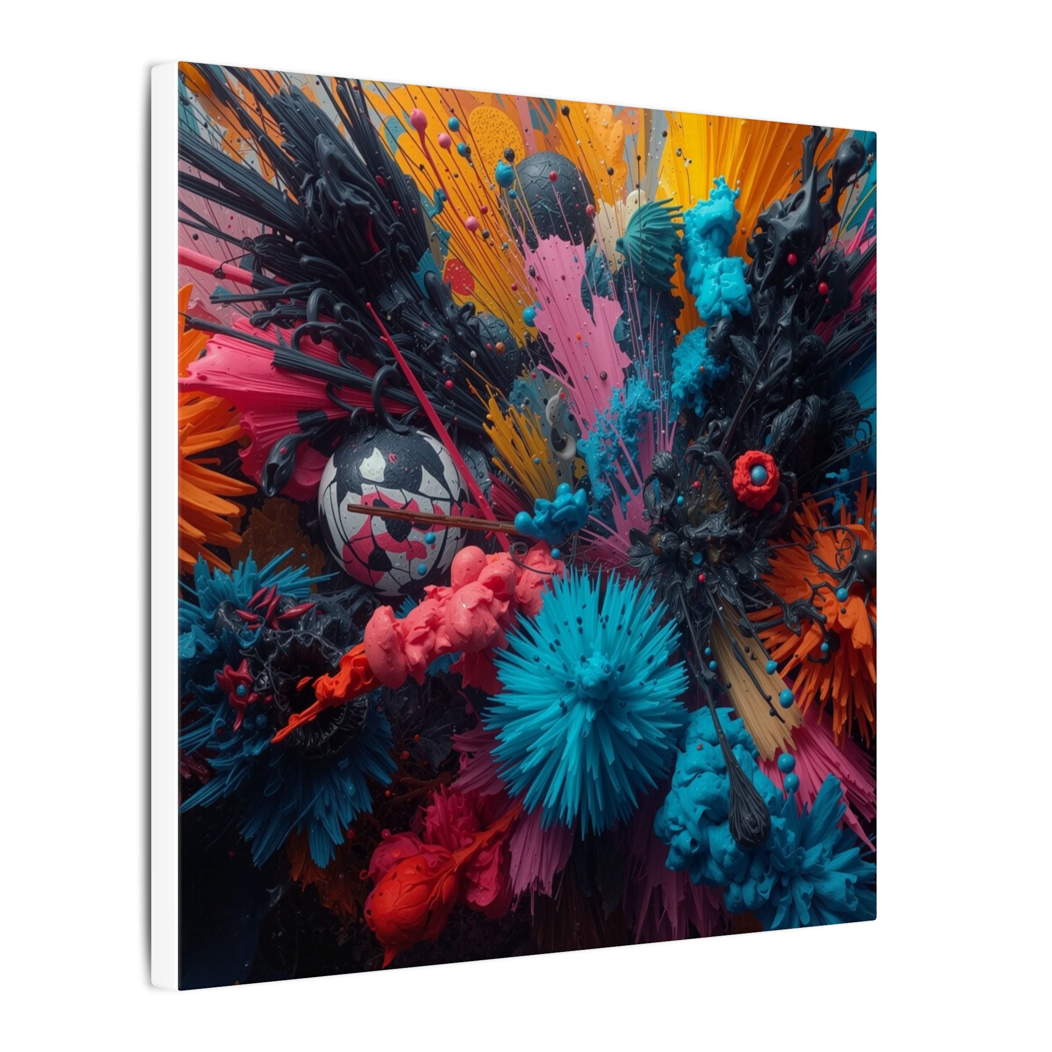 Radiantburst Canvas Print — Radiant Color Burst Wall Art