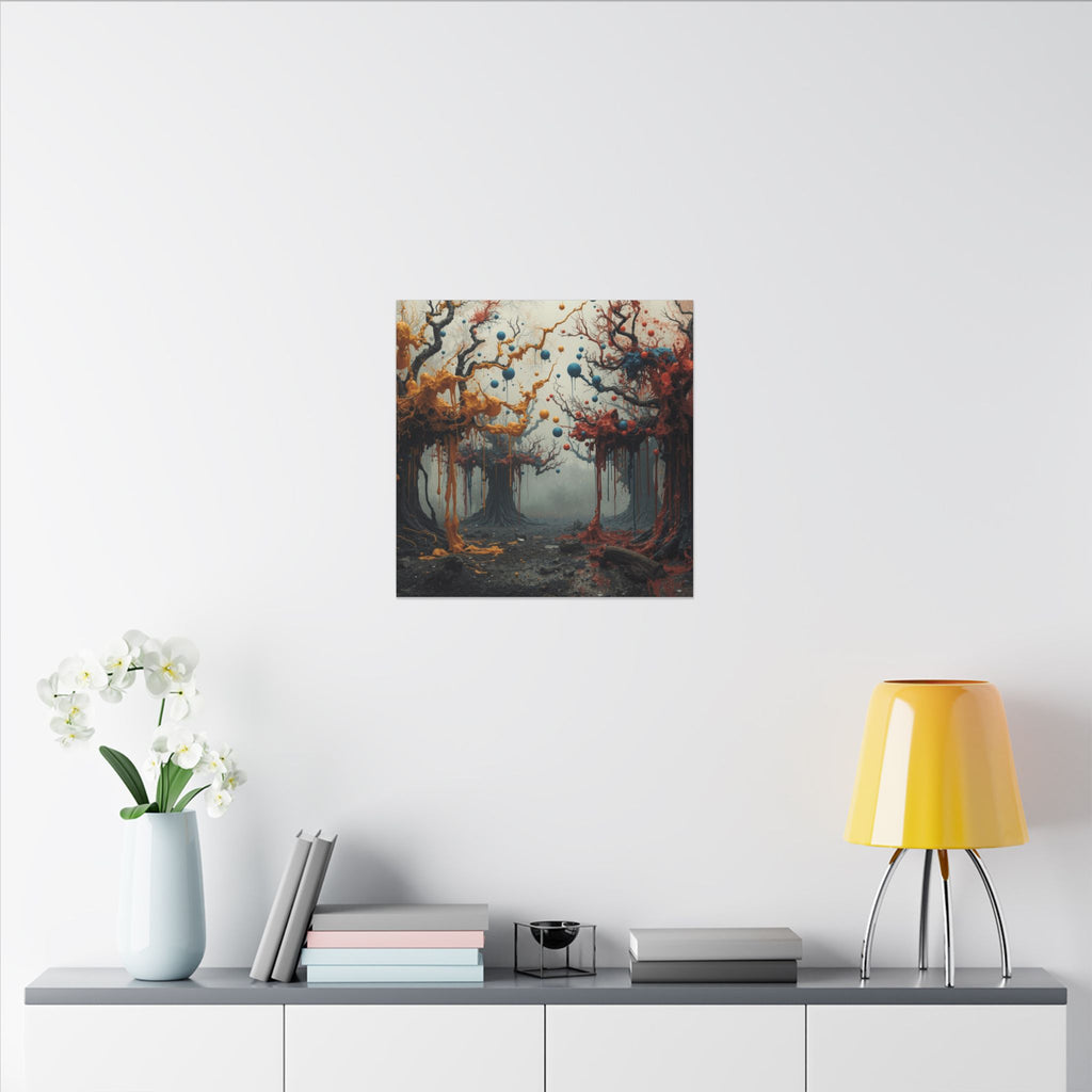 CONJURE — Surreal Paint Forest Canvas Wall Art