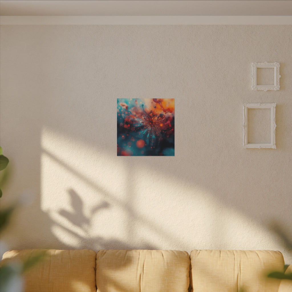 Sparkburst Canvas Print — Ember Starburst Wall Art