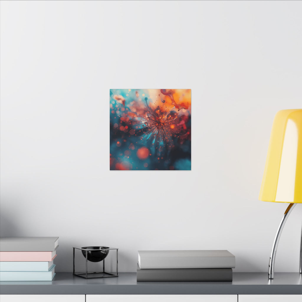 Sparkburst Canvas Print — Ember Starburst Wall Art
