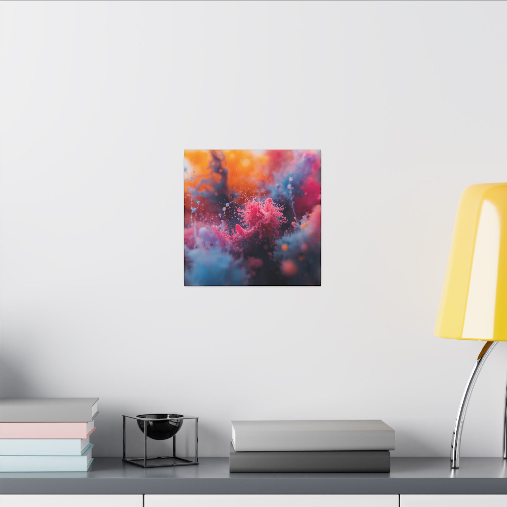 Novaflare Canvas Print — Magenta Burst Abstract Wall Art
