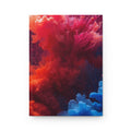 Rosehaze Hardcover Journal — Magenta Cloudburst Notebook