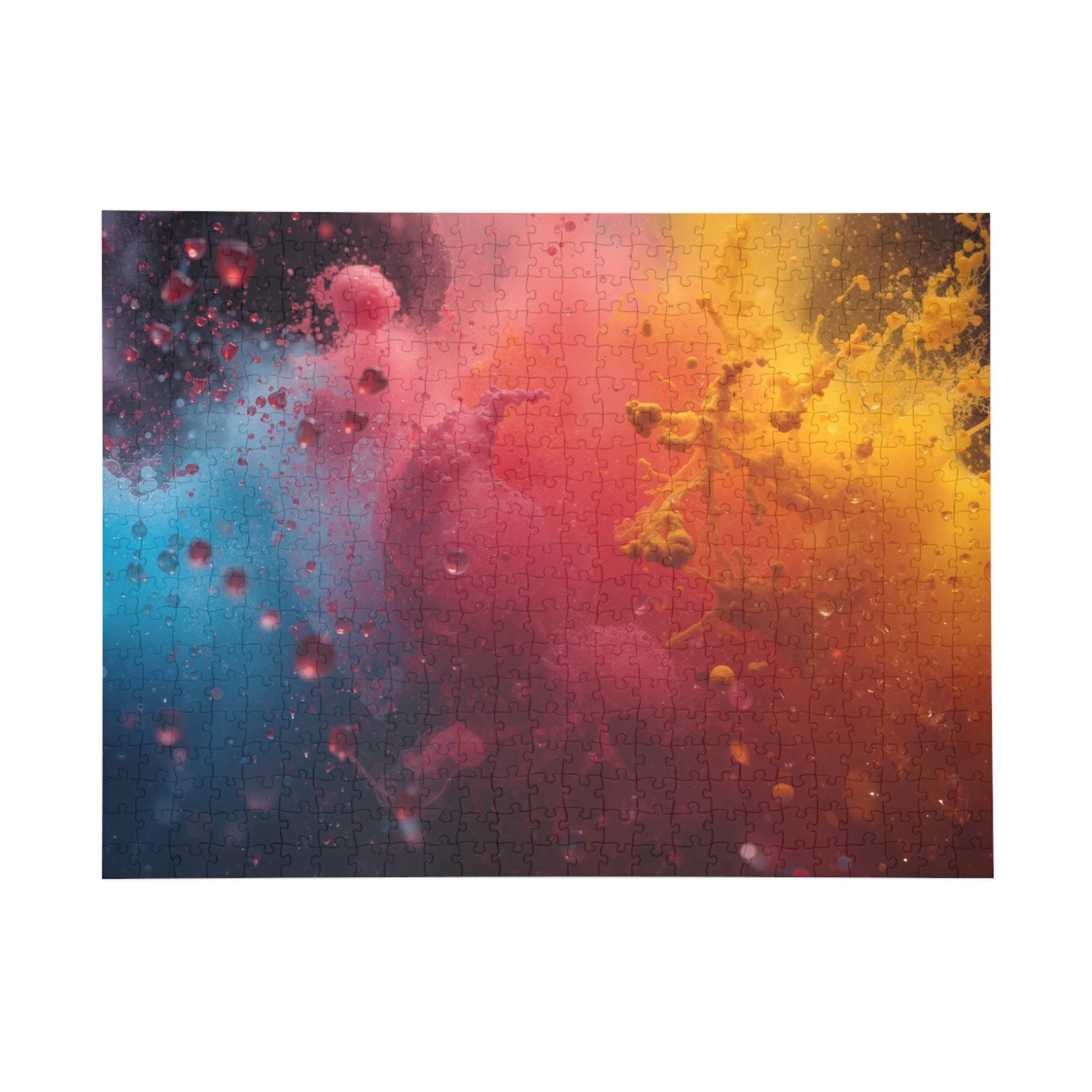 MISTBLOOM art puzzle by Scattercrate — dew bloom particles suspended mid-air