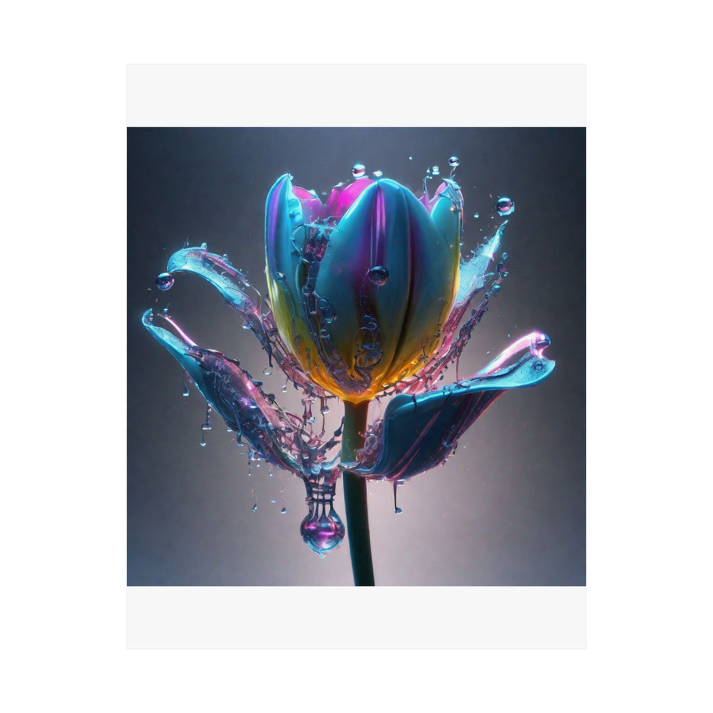REFRACT — Abstract Art Poster by Scattercrate