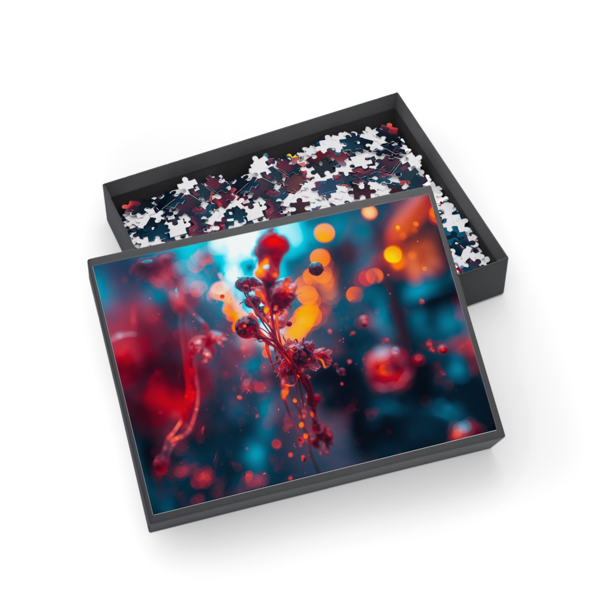 Crimsonsprig 500-Piece Jigsaw Puzzle — Crimson Ink Sprig Art