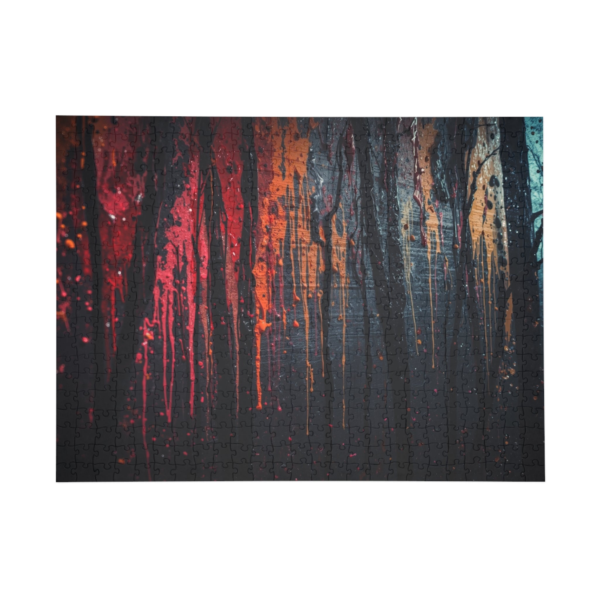 VESPER 500-piece abstract forest art puzzle by Scattercrate — twilight moody forest jigsaw gift