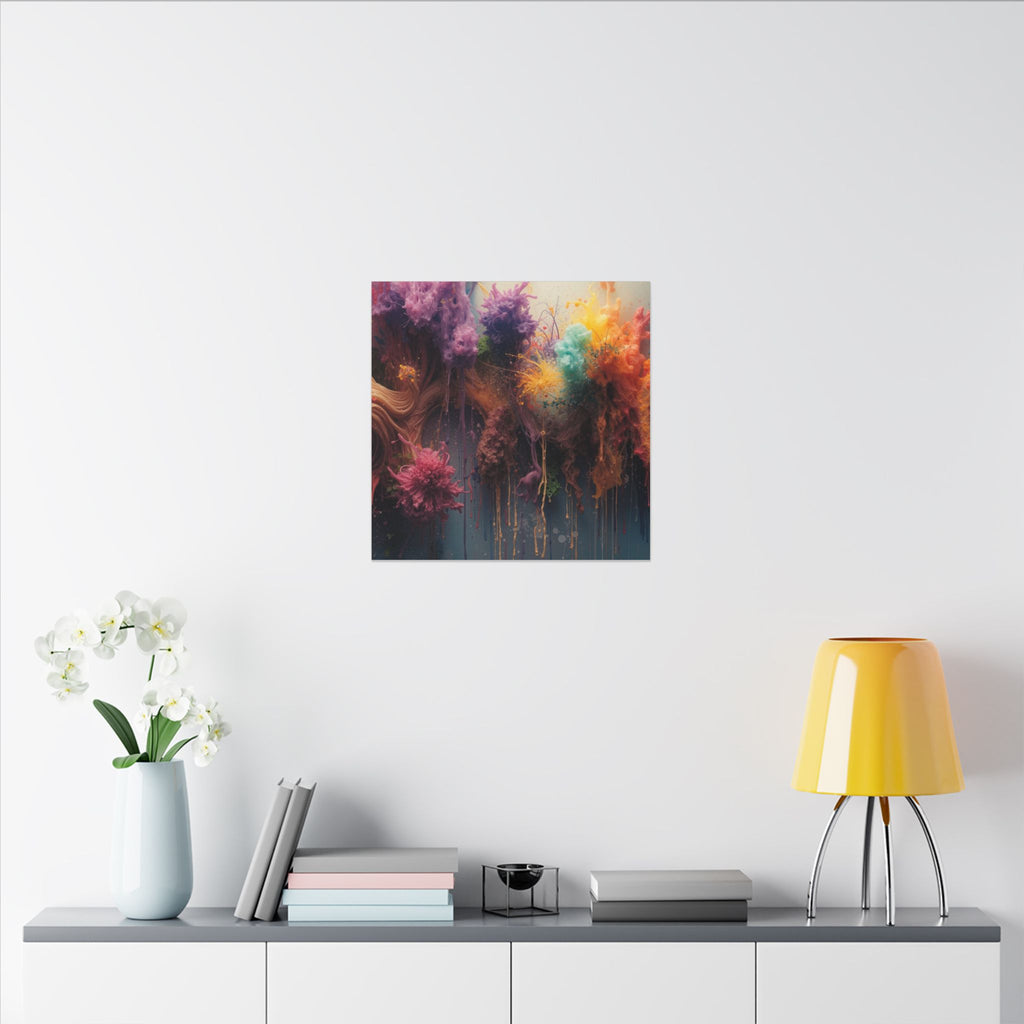 Spectrumdrip Canvas Print — Rainbow Drip Wall Art