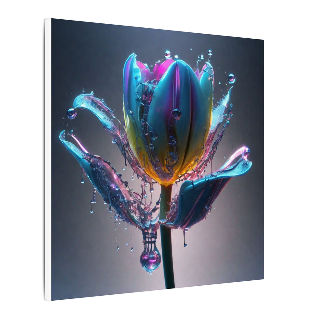 REFRACT — Square Canvas Art Print by Scattercrate