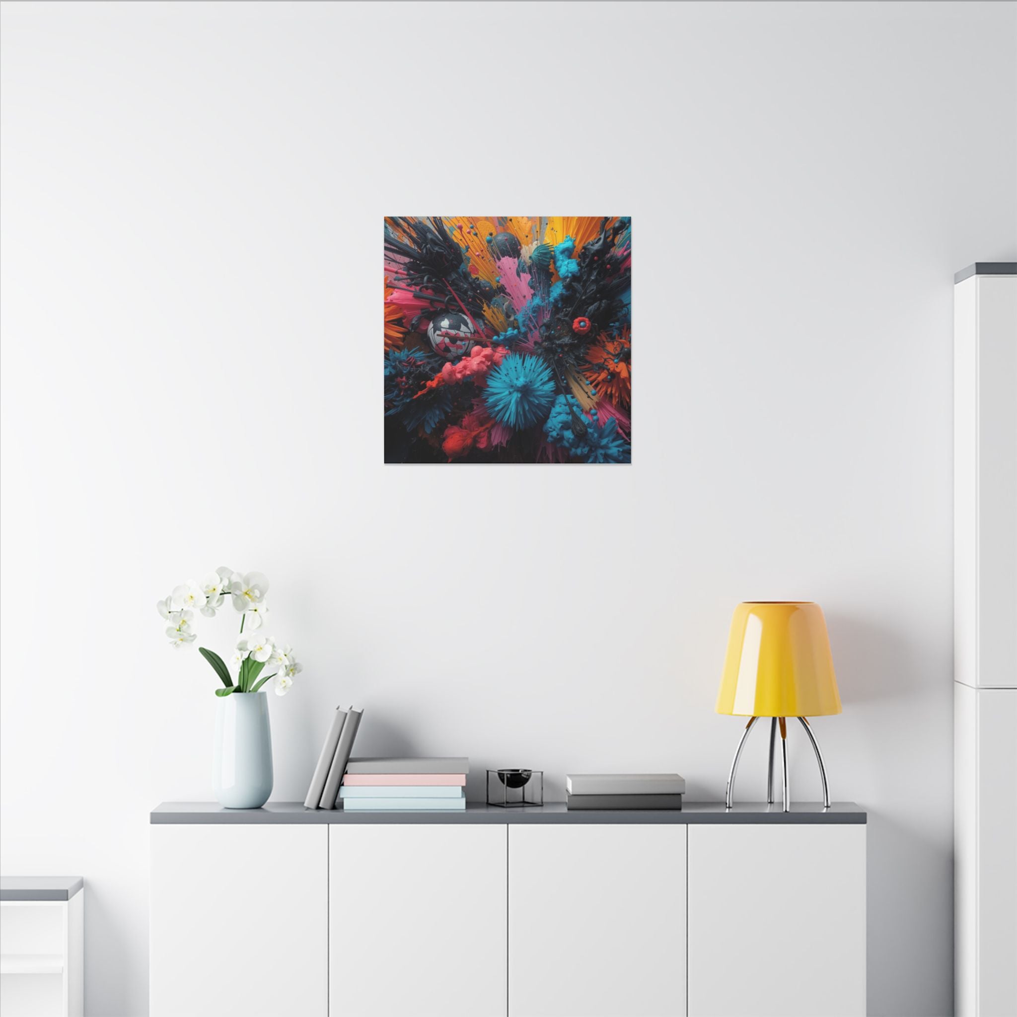 Radiantburst Canvas Print — Radiant Color Burst Wall Art