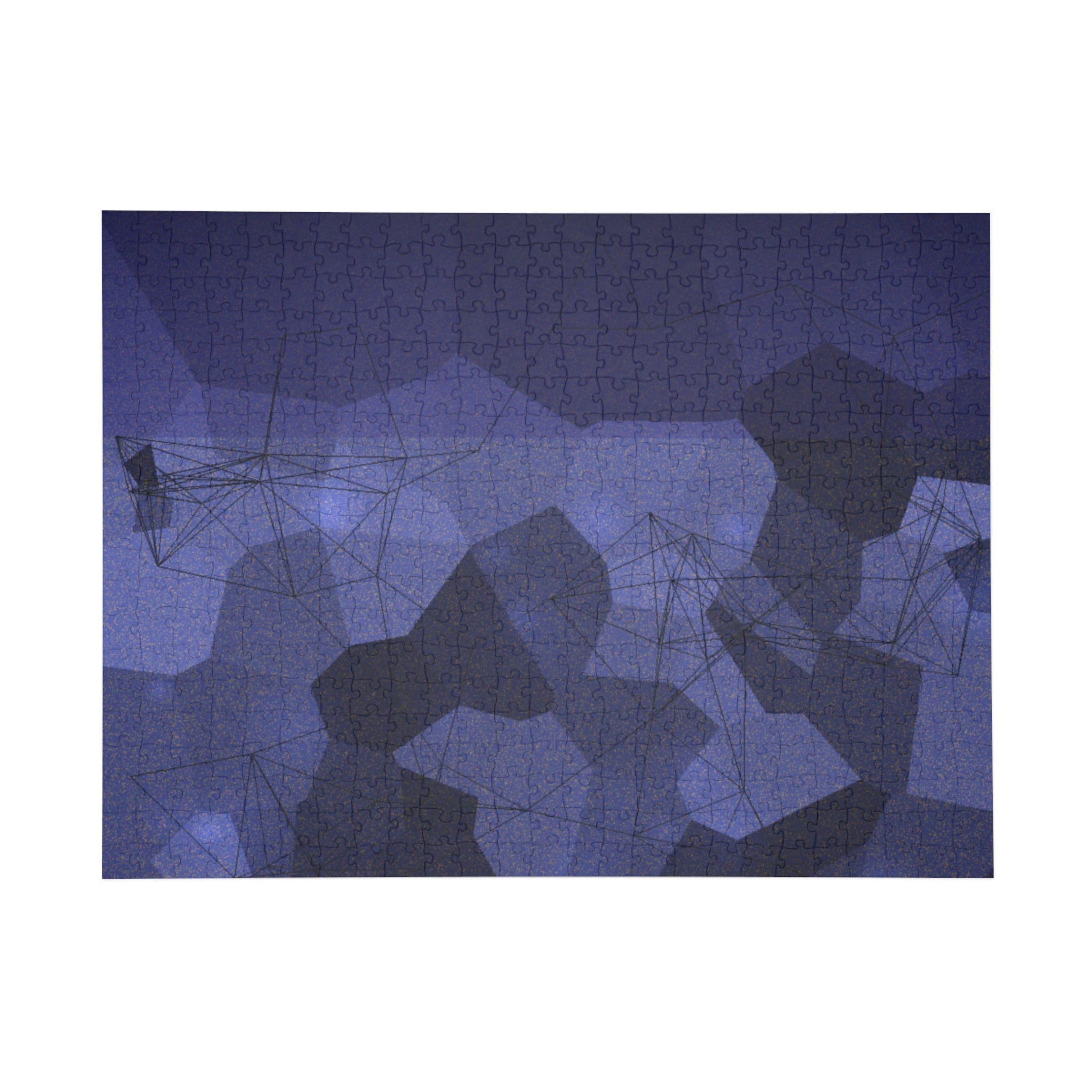 DRIFT — 500-Piece Abstract Midnight Puzzle | Dark Art Jigsaw for Adults