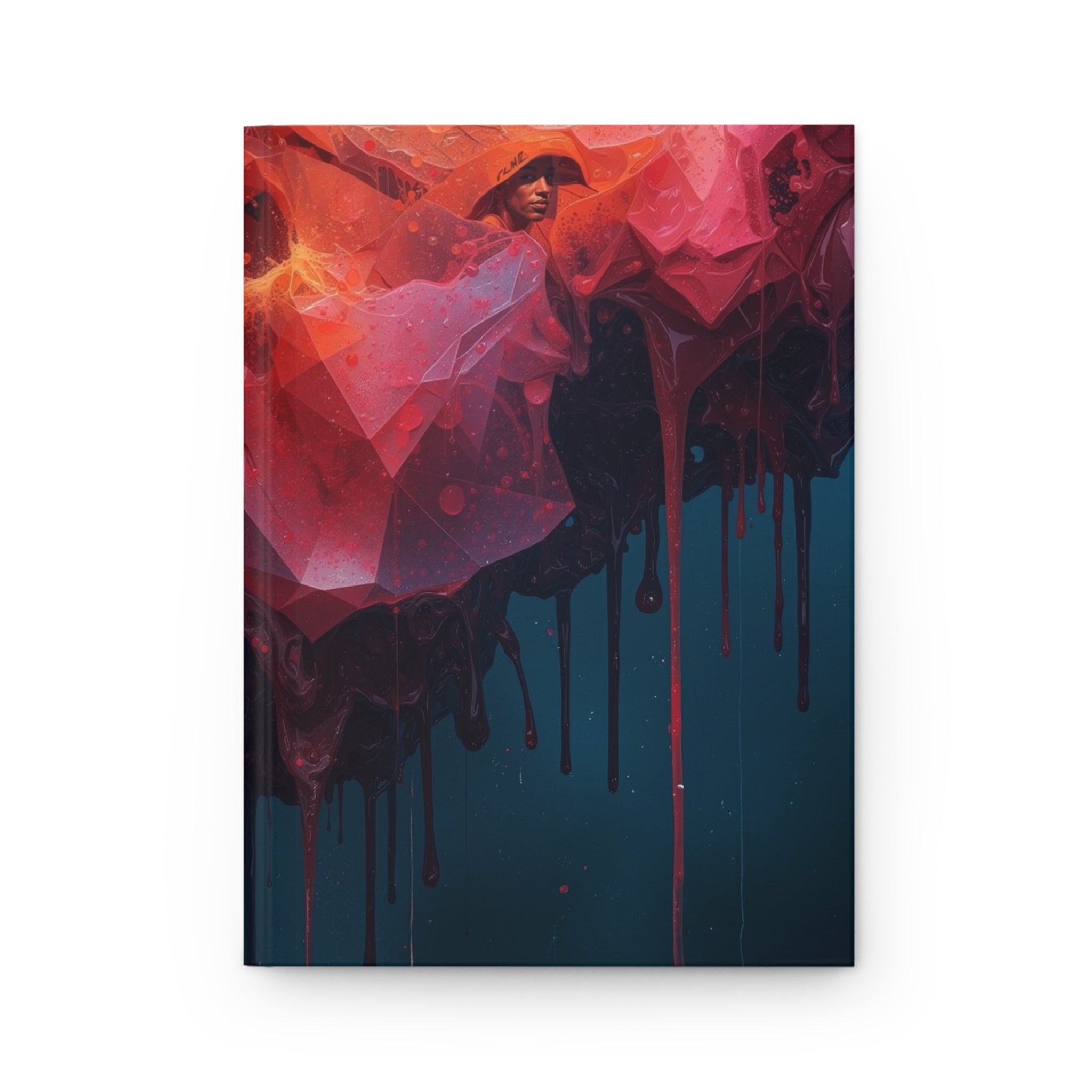 CRIMSONDRIP — Hardcover Abstract Art Journal
