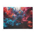 Saffronburst 500-Piece Jigsaw Puzzle — Golden Ink Column Art