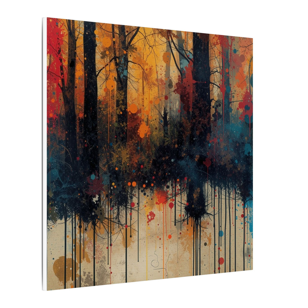 WILDSTAIN — Splatter Forest Canvas Wall Art