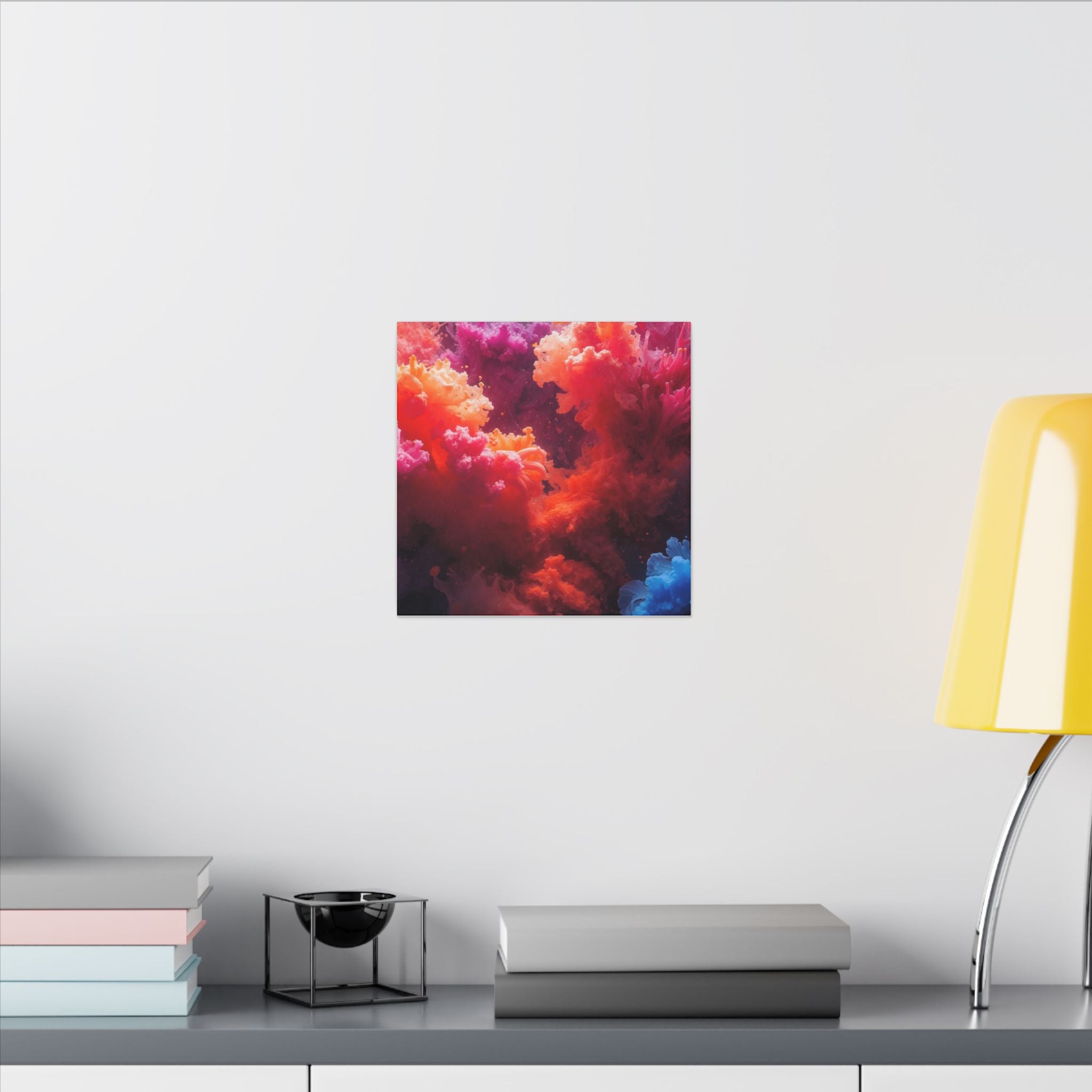 Rosehaze Canvas Print — Magenta Cloudburst Wall Art
