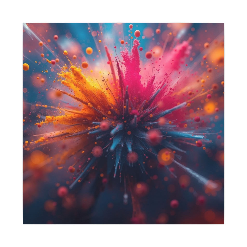 SPINEBLOOM — Abstract Canvas Wall Art