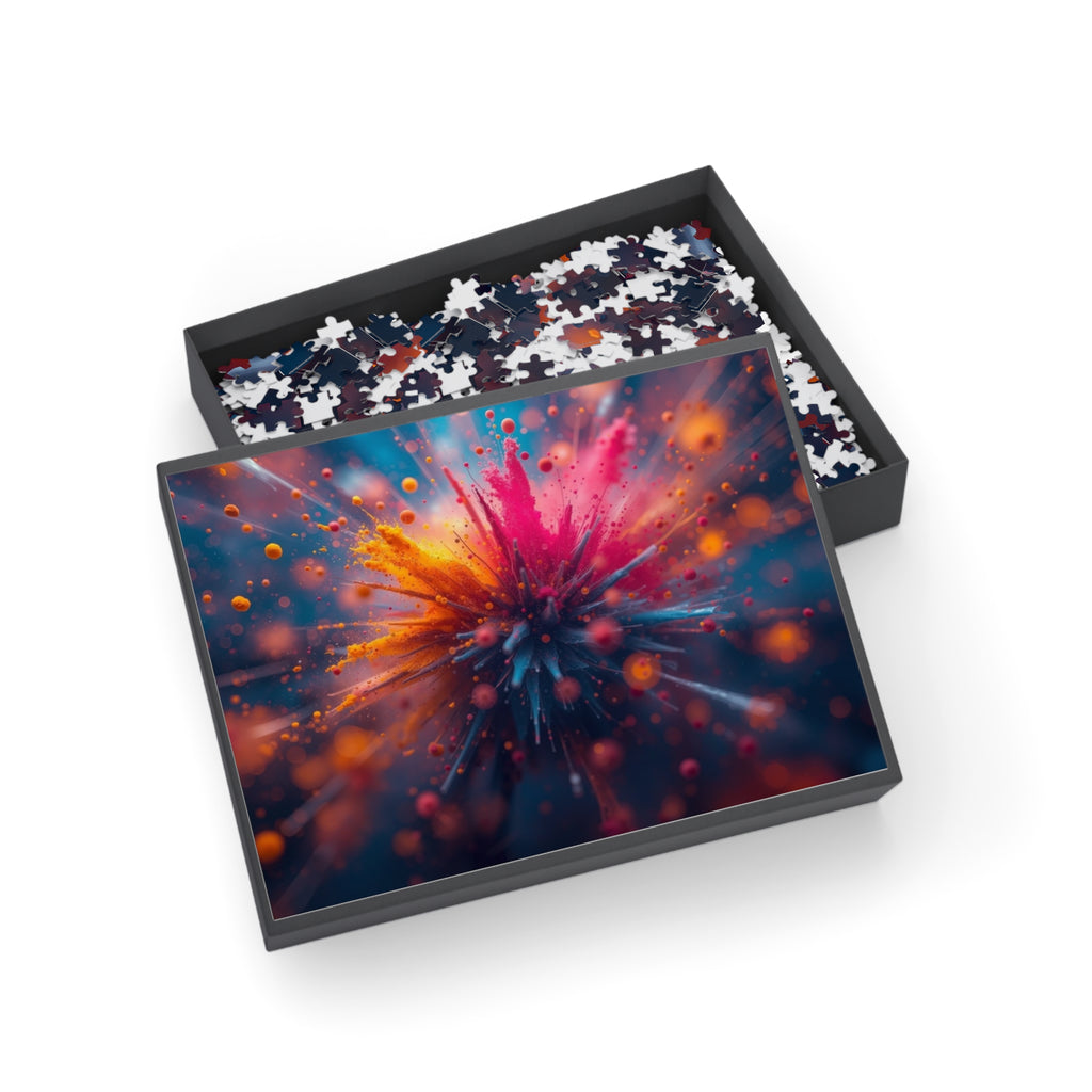SPINEBLOOM — 500-Piece Abstract Art Puzzle
