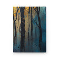 INKWASH abstract forest hardcover art journal by Scattercrate — inky moody forest notebook