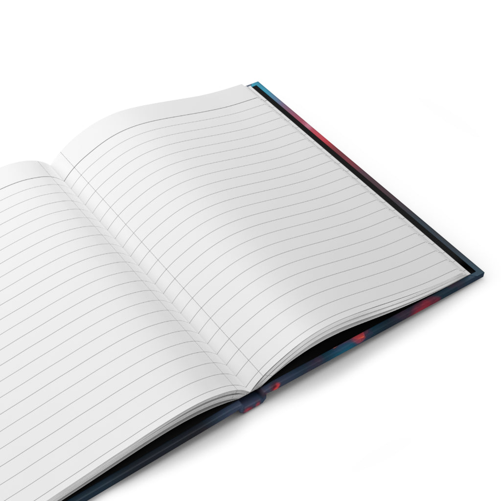 Crimsonsprig Hardcover Journal — Crimson Ink Sprig Notebook