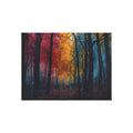 FAUVE 500-piece abstract forest art puzzle by Scattercrate — vivid moody forest jigsaw gift