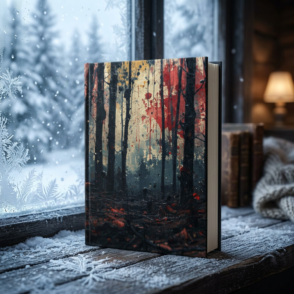 HUSHWOOD — Abstract Forest Hardcover Journal