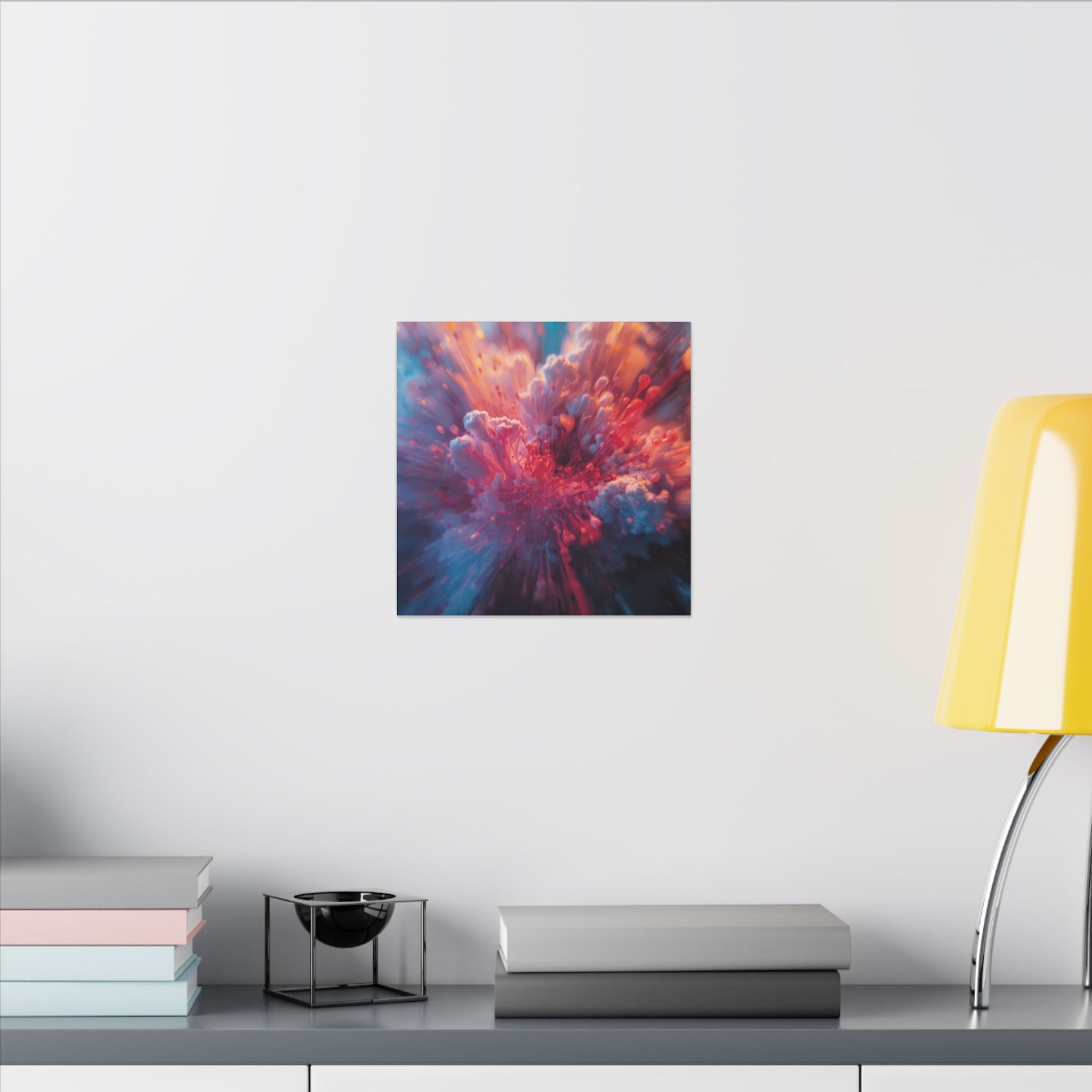Vortexbloom Canvas Print — Radial Motion Burst Wall Art